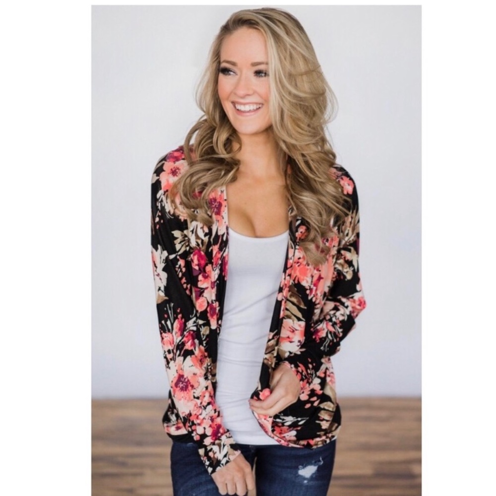 Boutique Floral Sweater